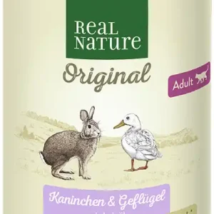 REAL NATURE Katze Adult Wildkaninchen und Geflügel 400 g Billig